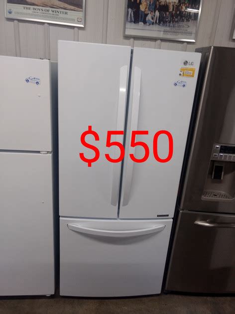 Samsung 36wide Full size French Door Refrigerator for Sale. . Refrigerators for sale used